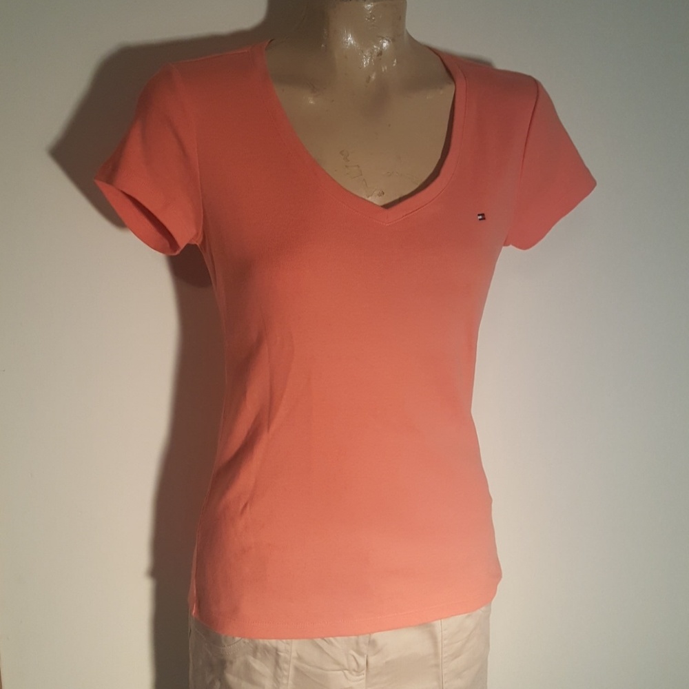Tommy Hilfiger Short Sleeved Top Peach